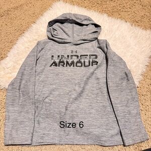 Under Armour Kids Light Gray Hoodie